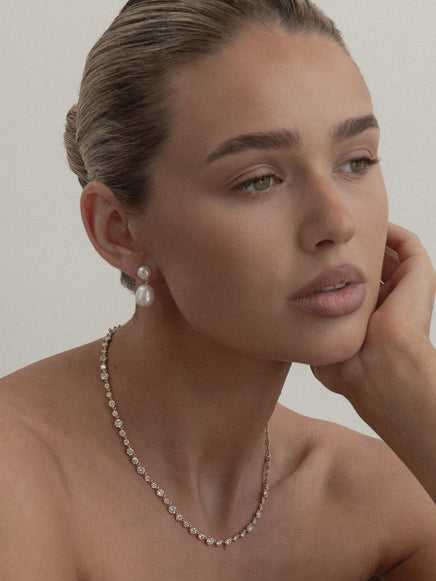 Orbit Tennis Necklace