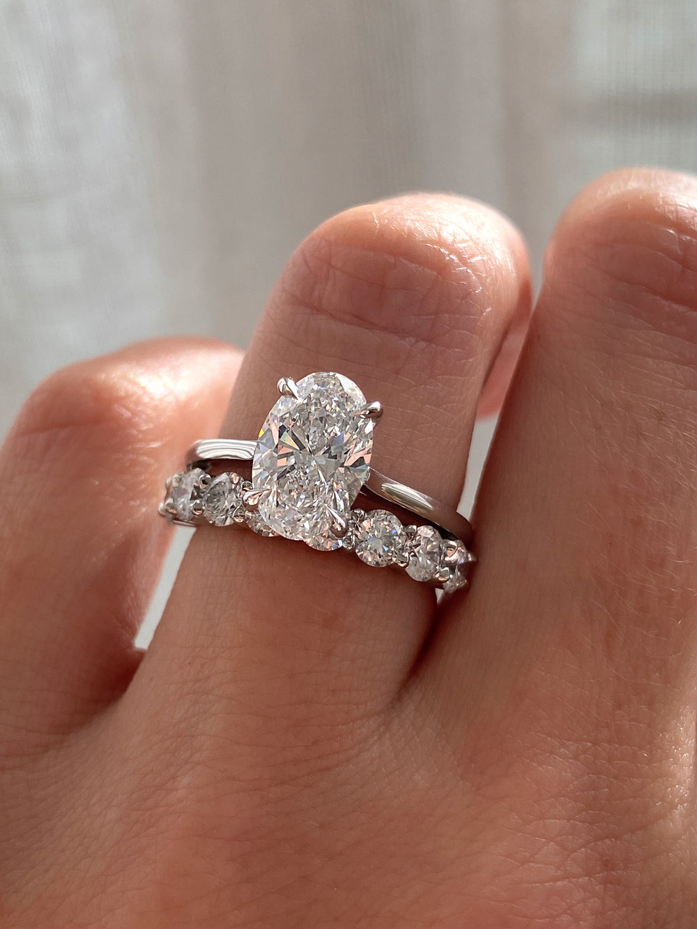 Oval Classic Solitaire Ring - View 