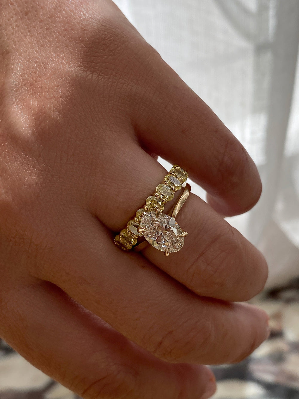Oval Classic Solitaire Ring - View 
