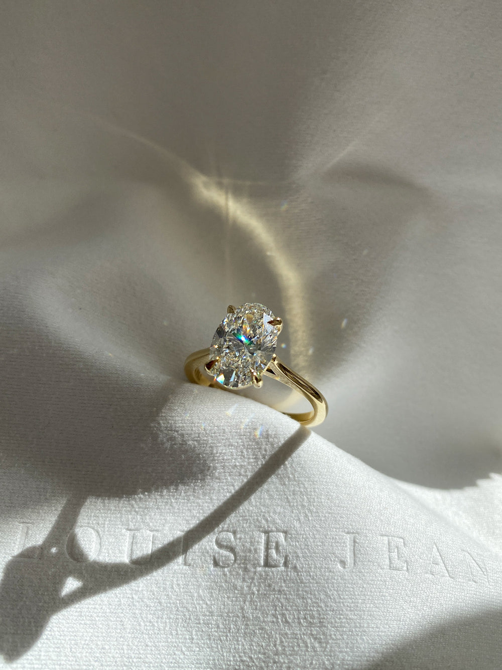 Oval Classic Solitaire Ring - View 