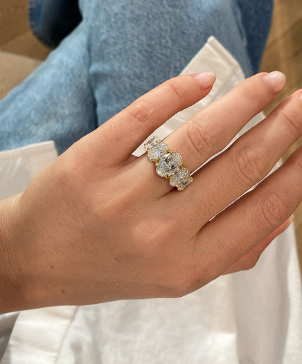 Oval Signature Five-Stone Ring
