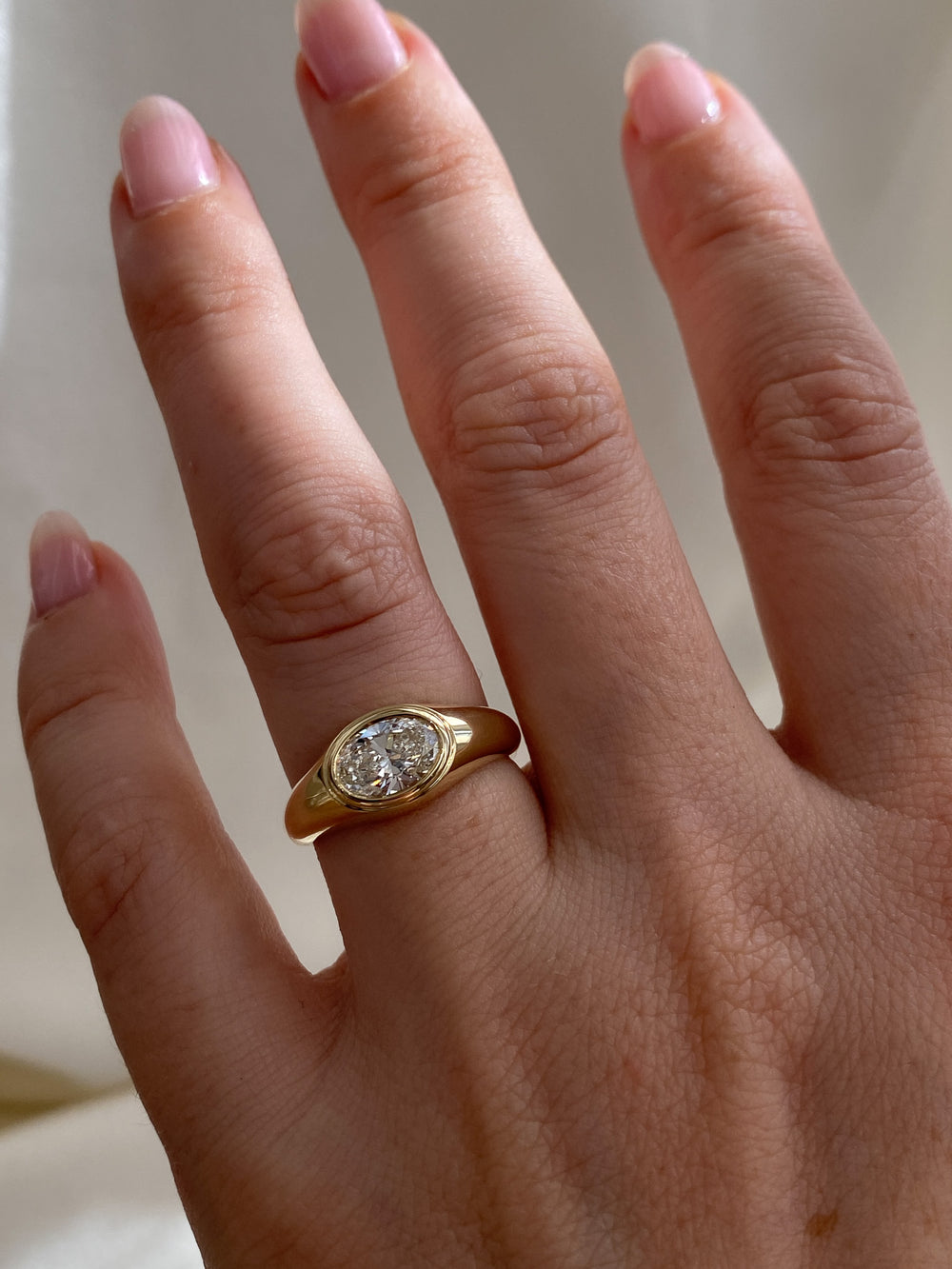 Oval Signet Ring - View 