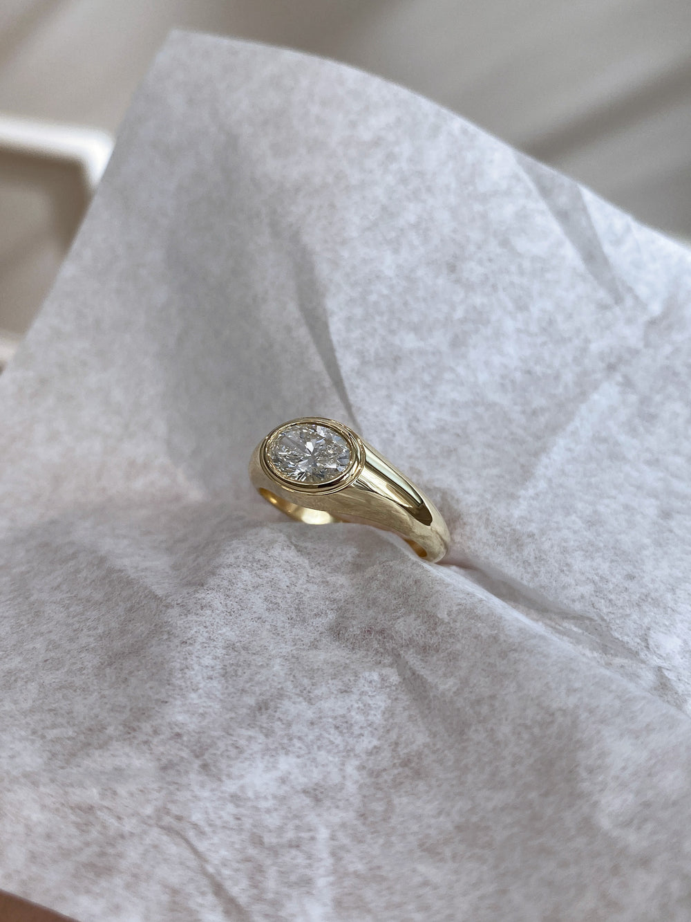 Oval Signet Ring - View 