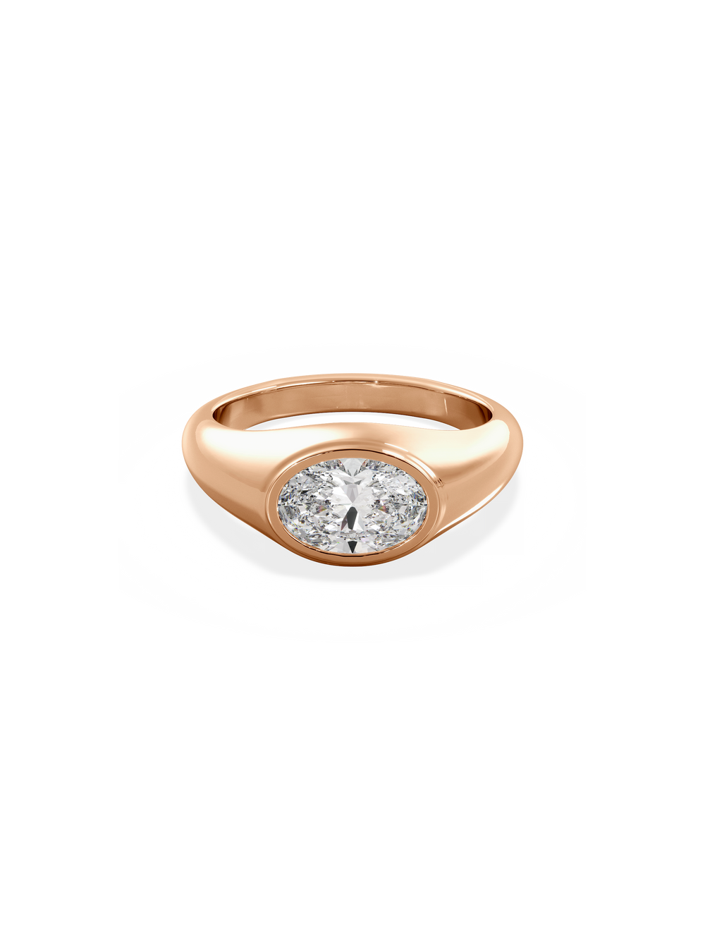 Oval Signet Ring - View 
