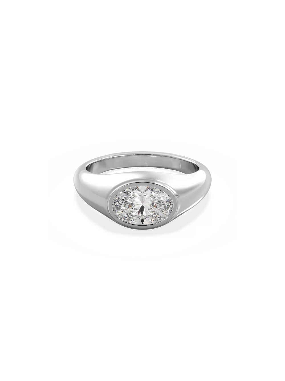 Oval Signet Ring - View 