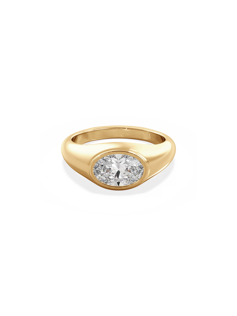 Oval Signet Ring - View 