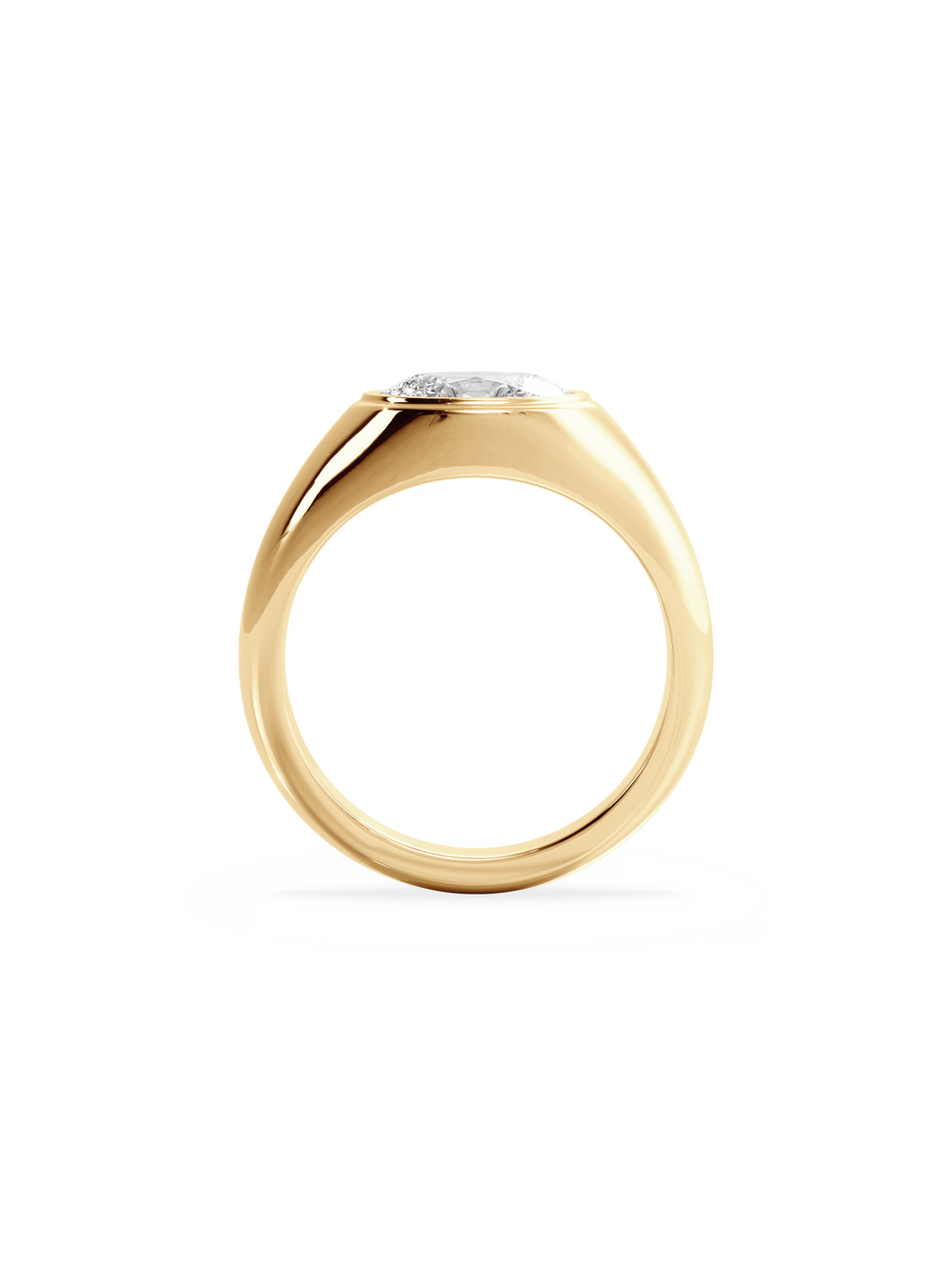 Oval Signet Ring - View 
