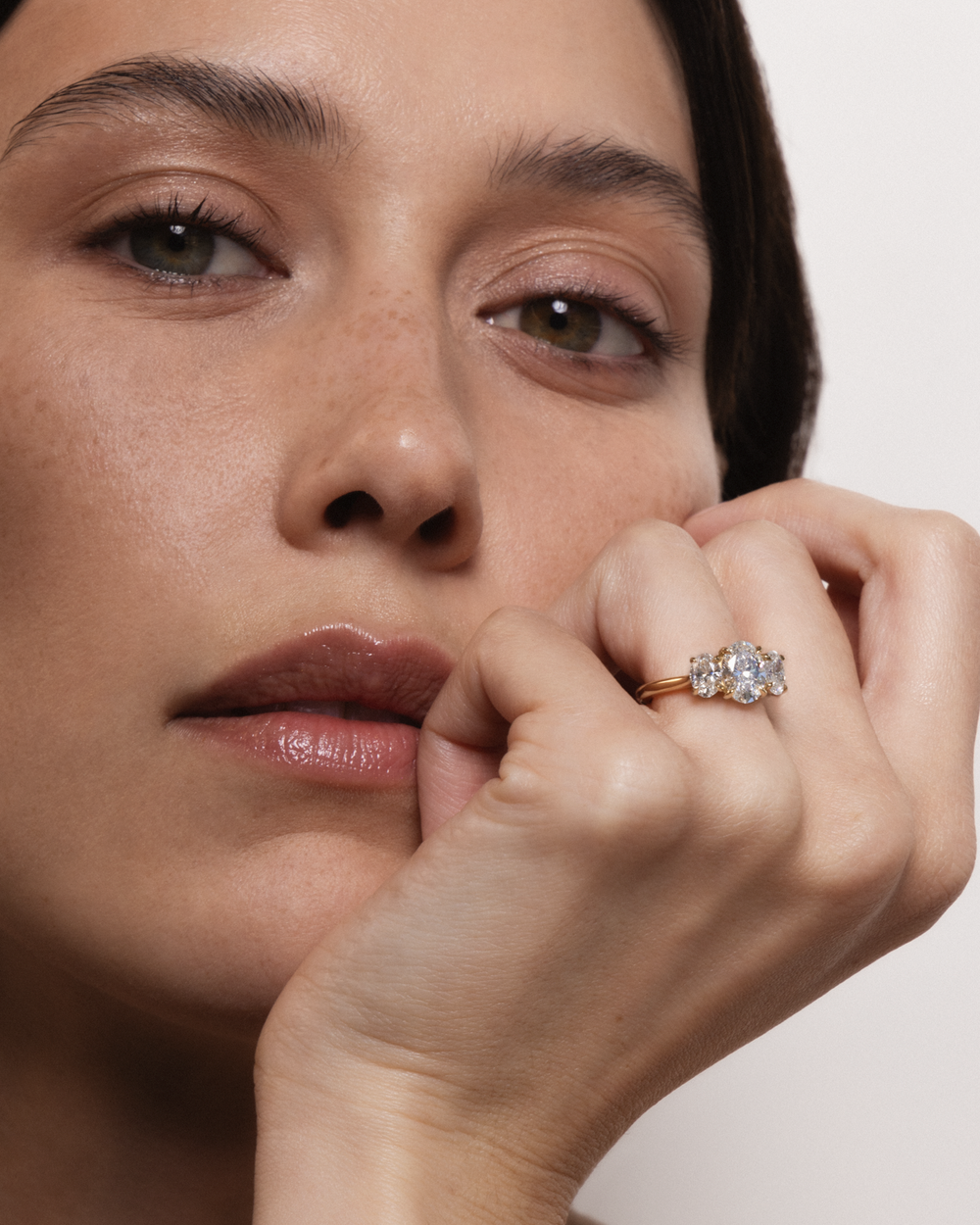 Oval Trilogy Ring - View 
