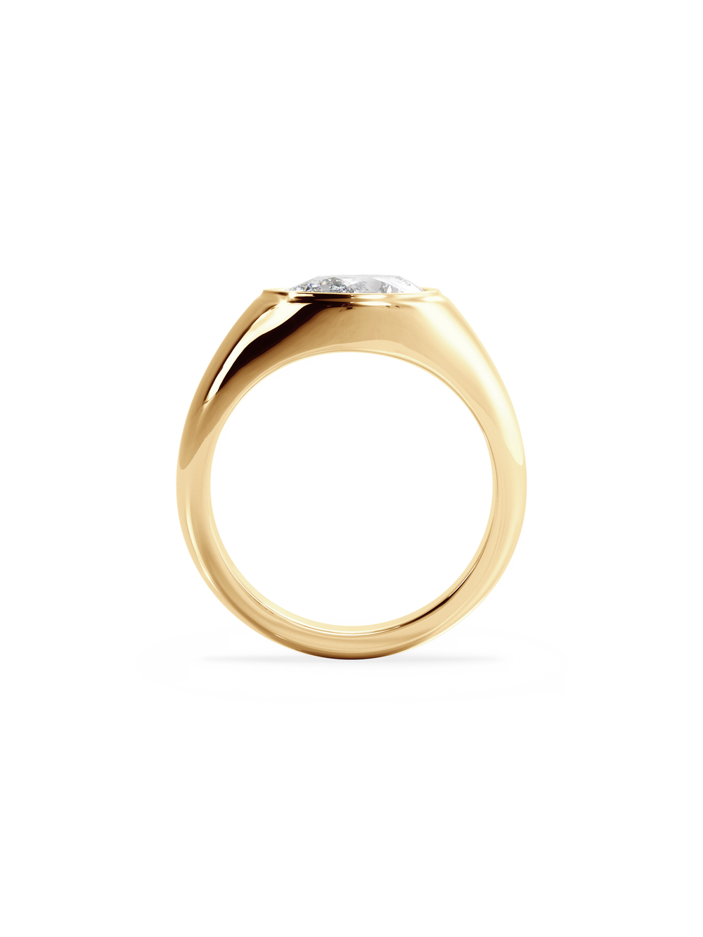 Pear Signet Ring - View 