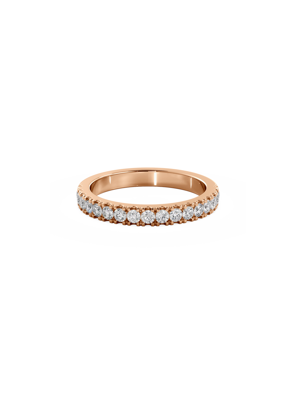 Shimmer Ring - 1/2 Pavé