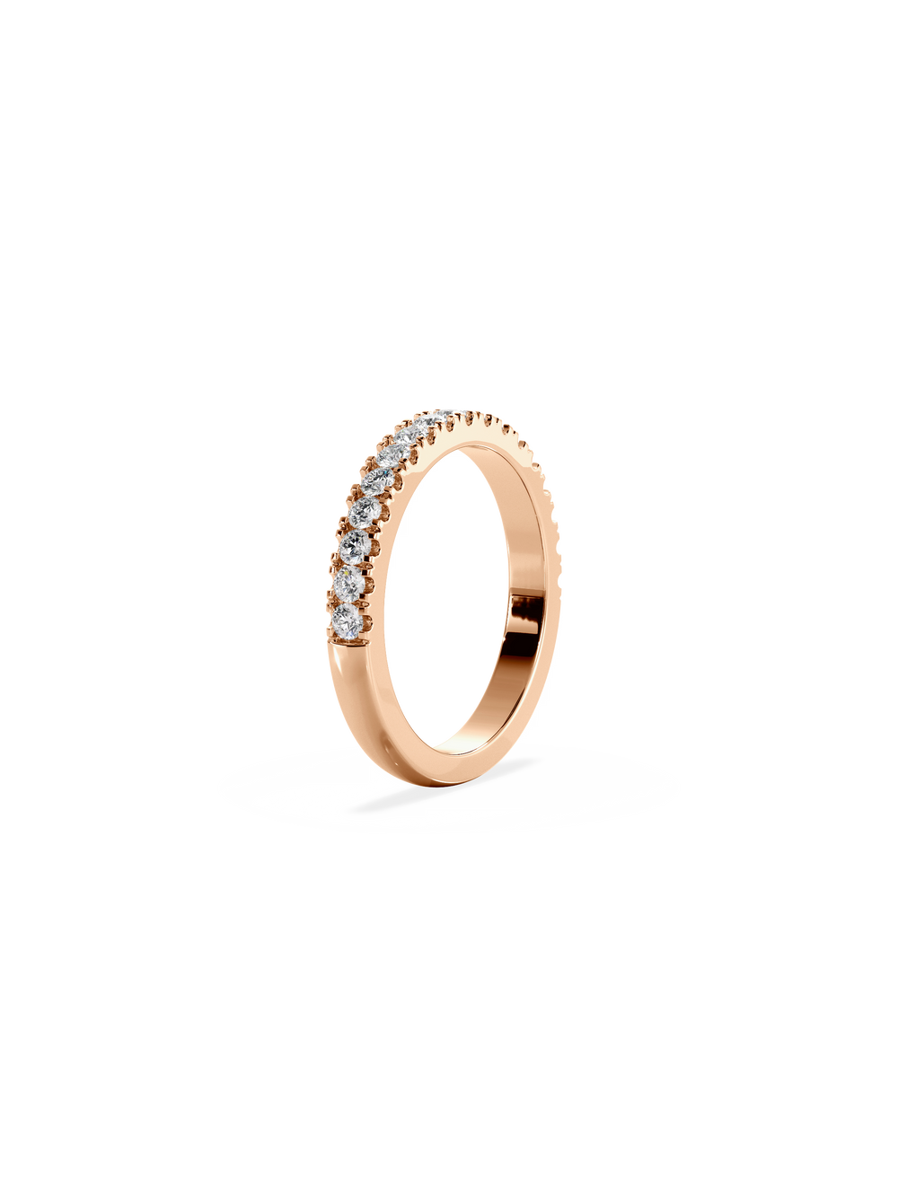 Shimmer Ring - 1/2 Pavé