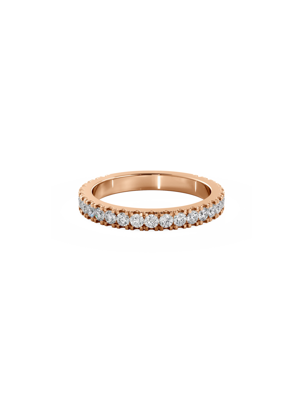 Shimmer Ring - 3/4 Pavé