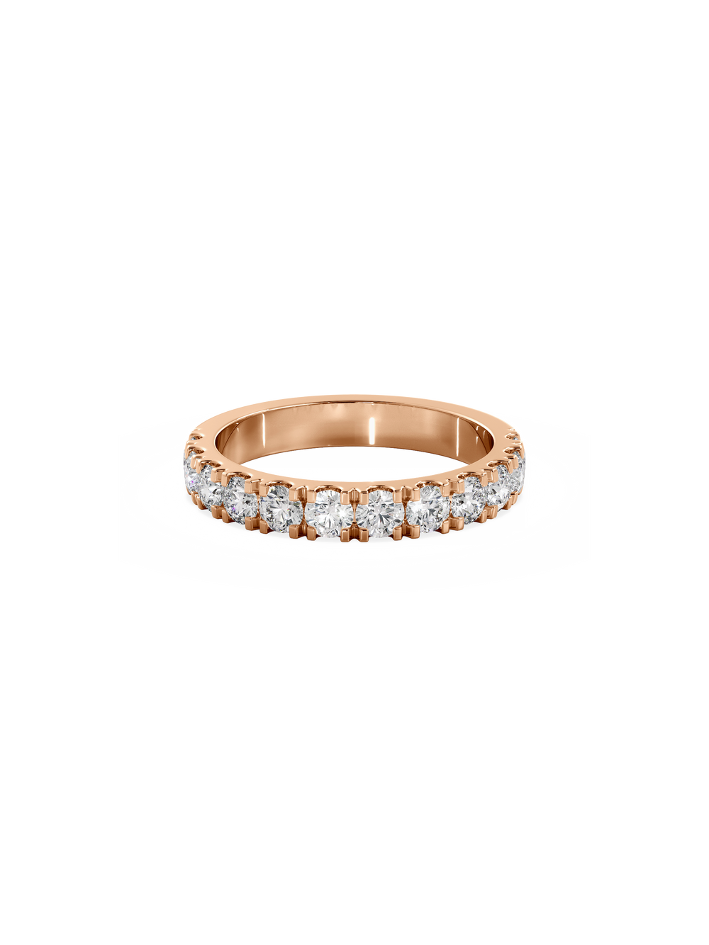 Shimmer Ring - 1/2 Pavé