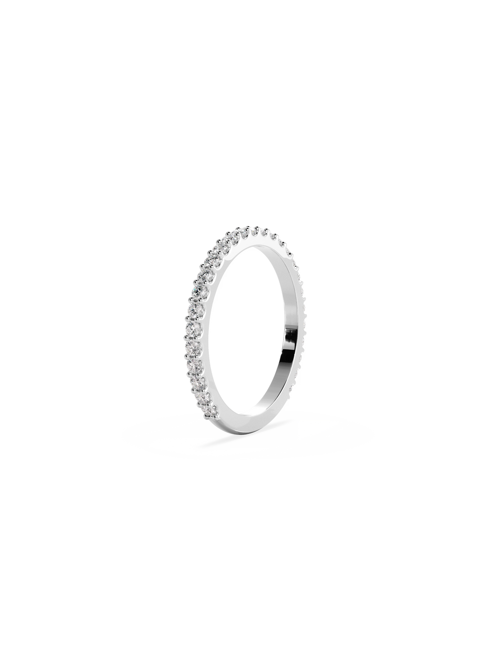 Eternal Ring - 3/4 Pavé - View 