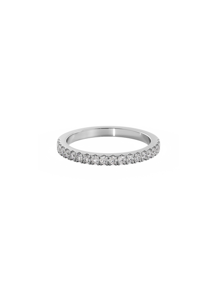 Shimmer Ring - 1/2 Pavé