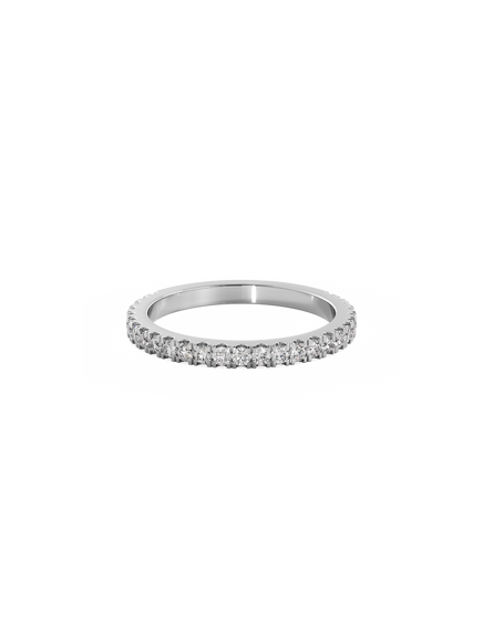 Shimmer Ring - 3/4 Pavé