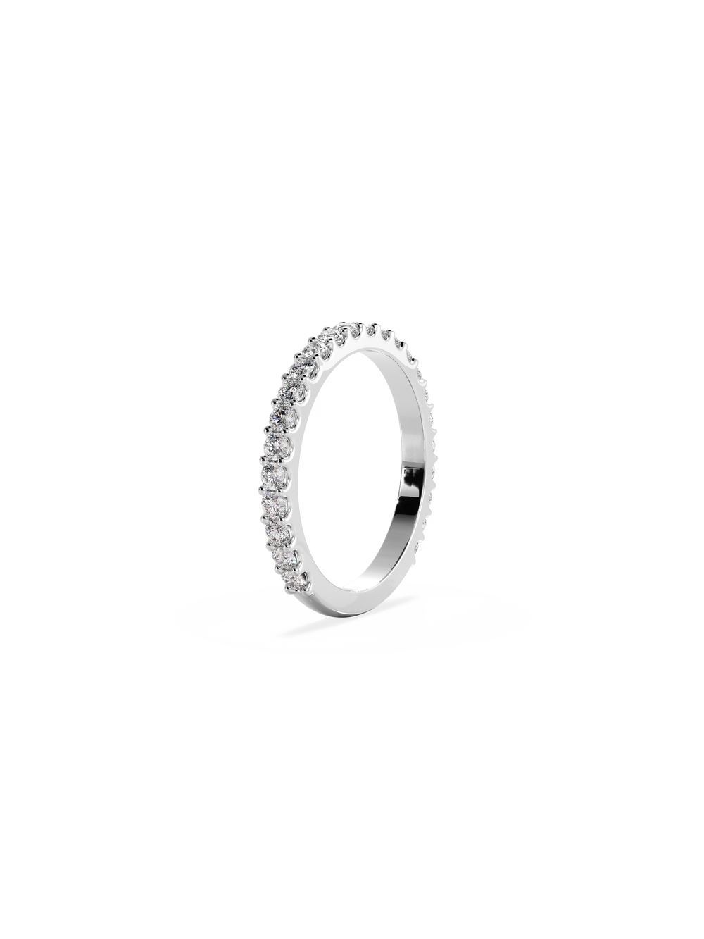 Eternal Ring - 3/4 Pavé - View 