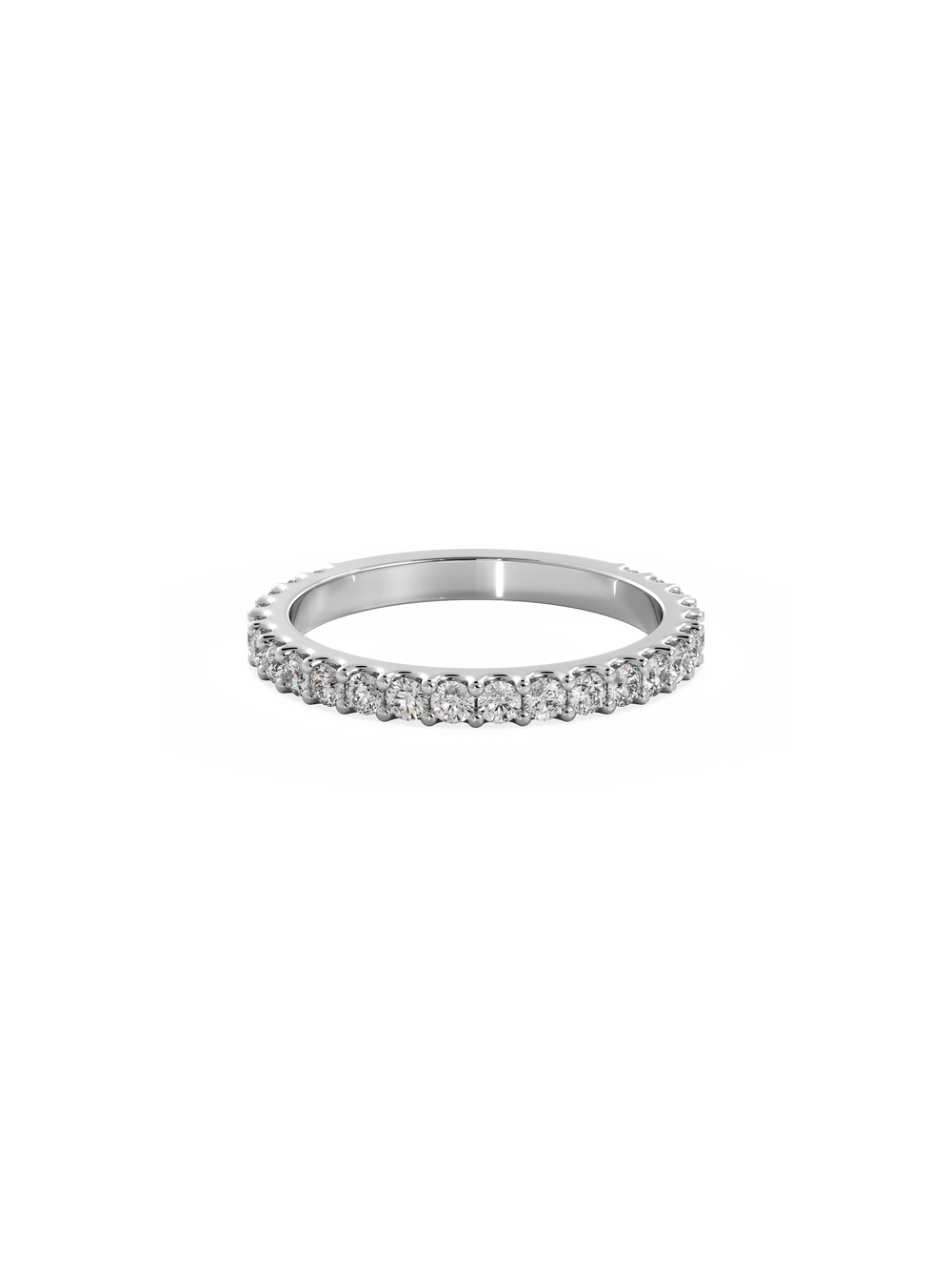 Eternal Ring - 3/4 Pavé - View 