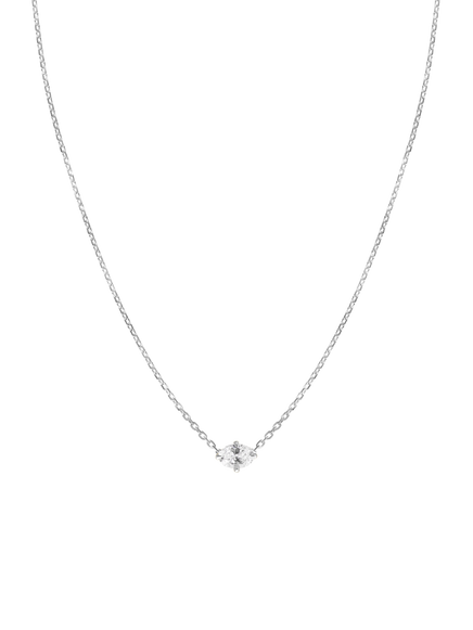 Oval Diamond Necklace
