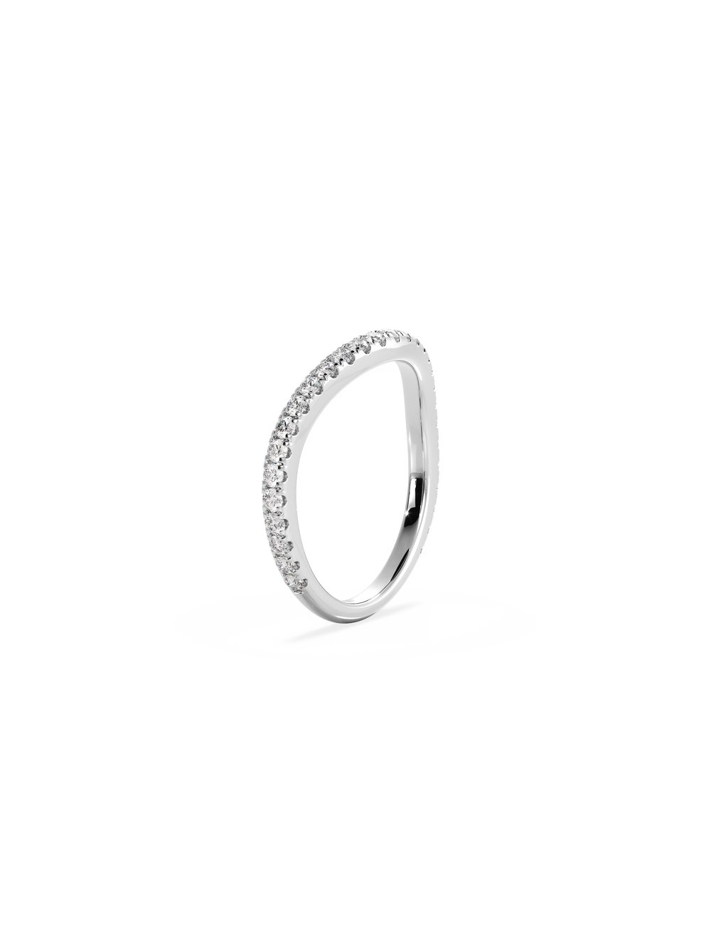 0.014ct Contour Shimmer Ring - View 