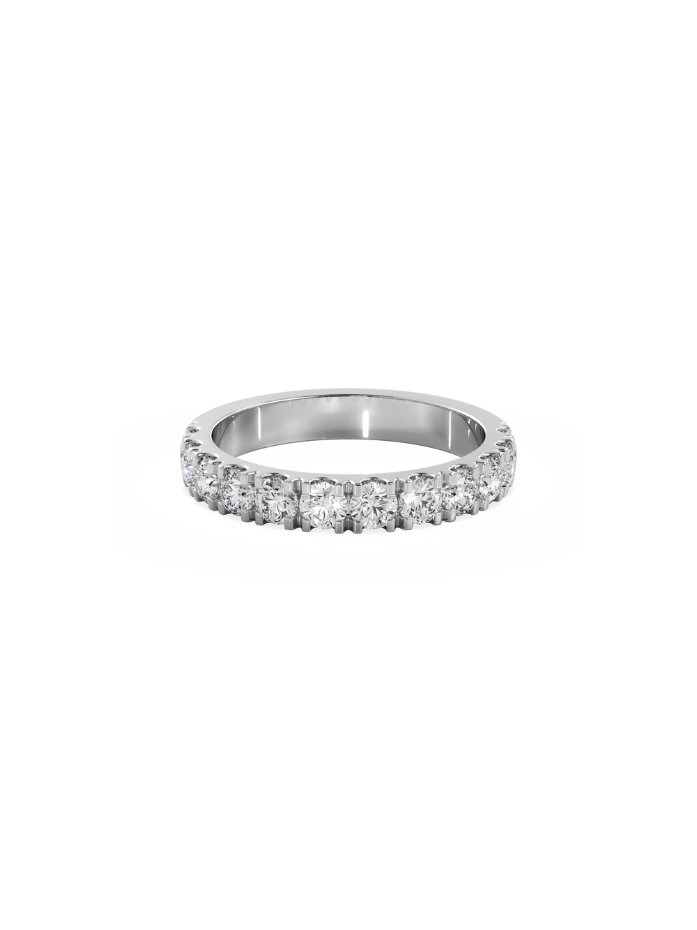 Shimmer Ring - 1/2 Pavé