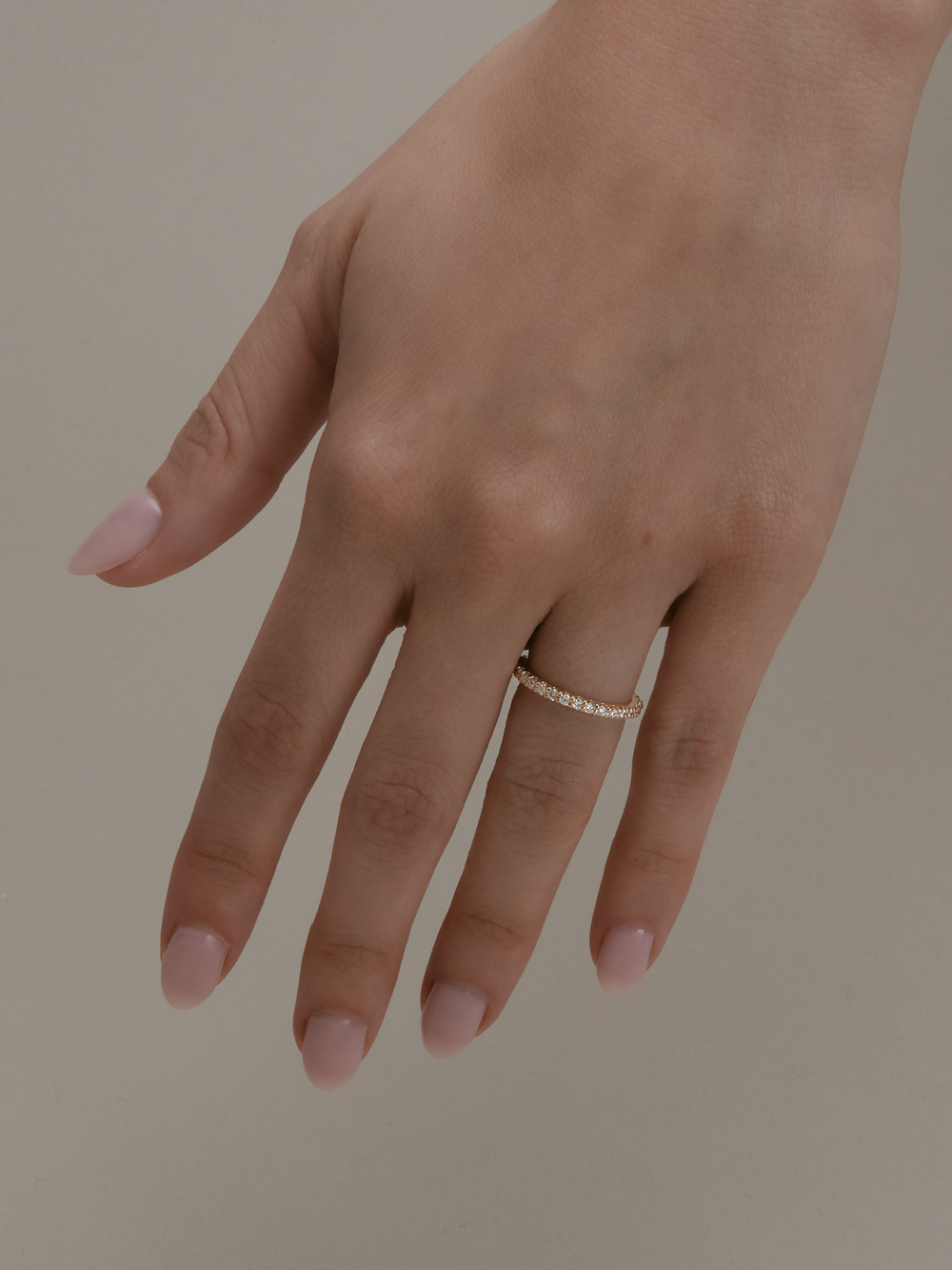 Eternal Ring - 3/4 Pavé