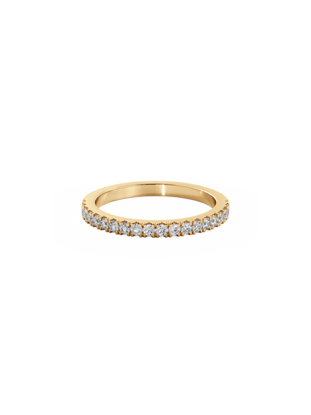 Shimmer Ring - 1/2 Pavé