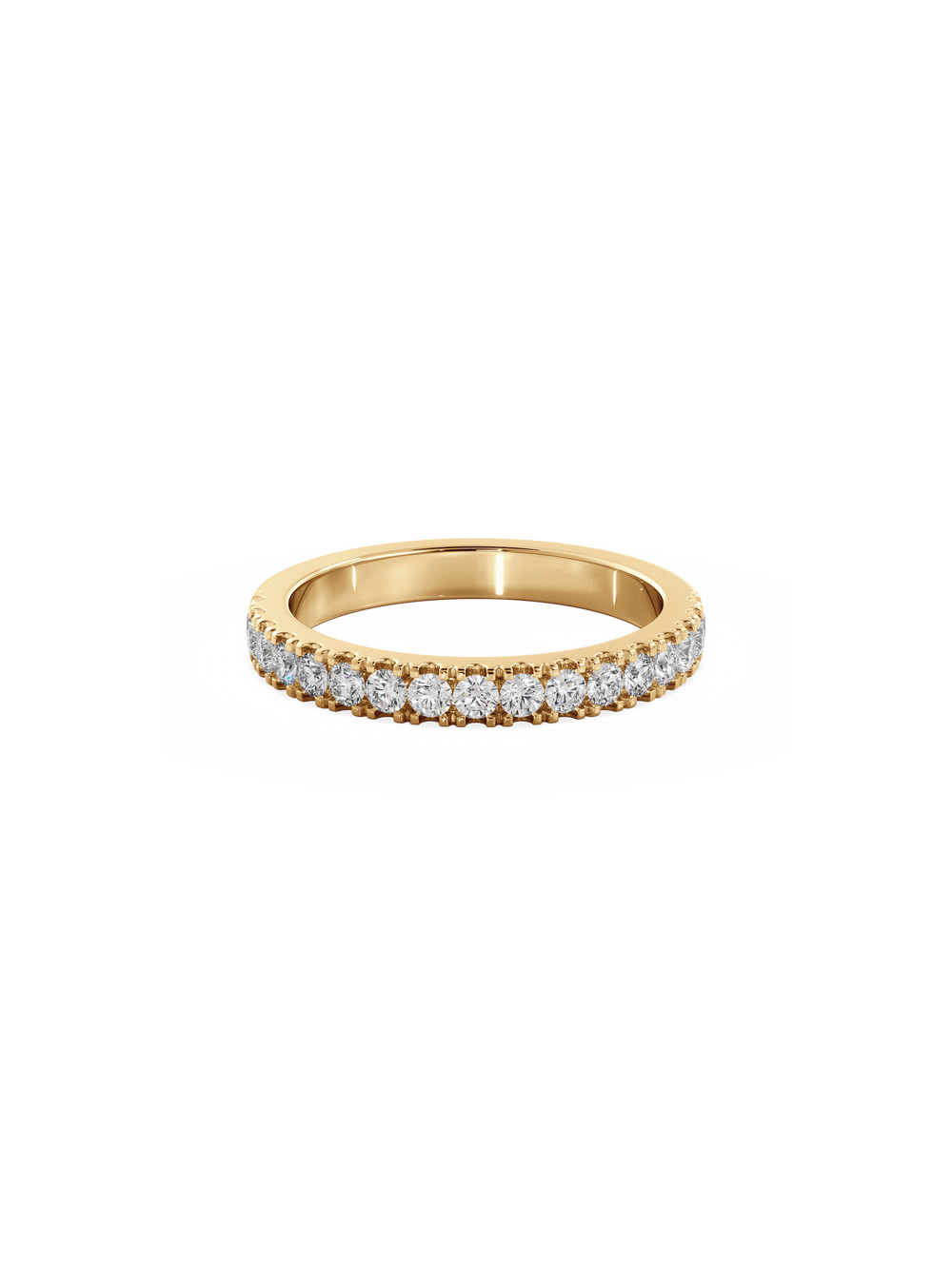 Shimmer Ring - 1/2 Pavé