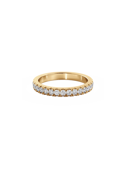 Shimmer Ring - 1/2 Pavé