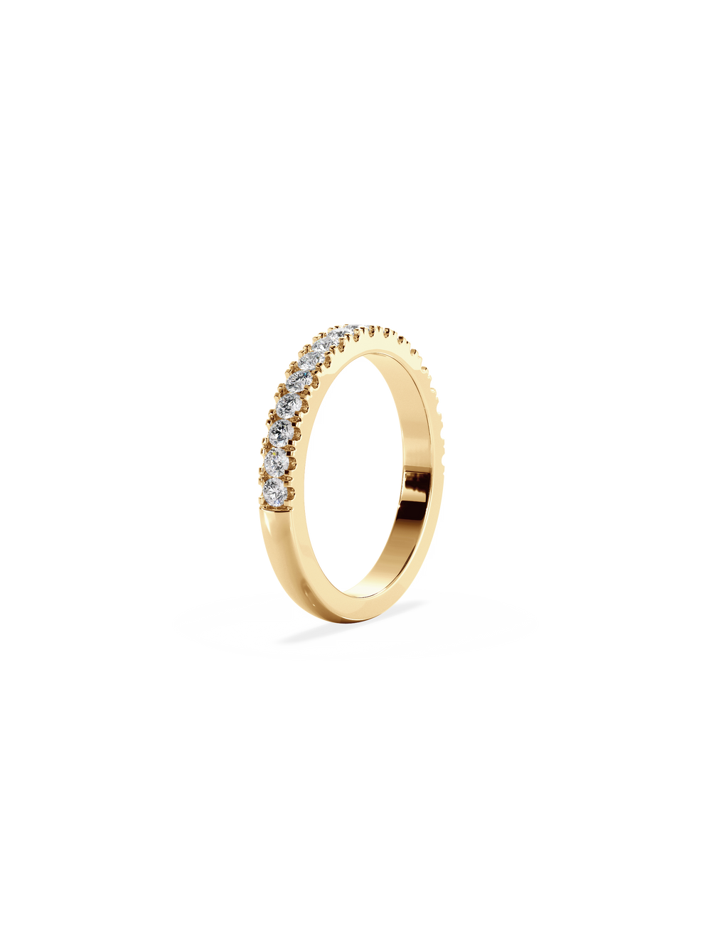 Shimmer Ring - 1/2 Pavé