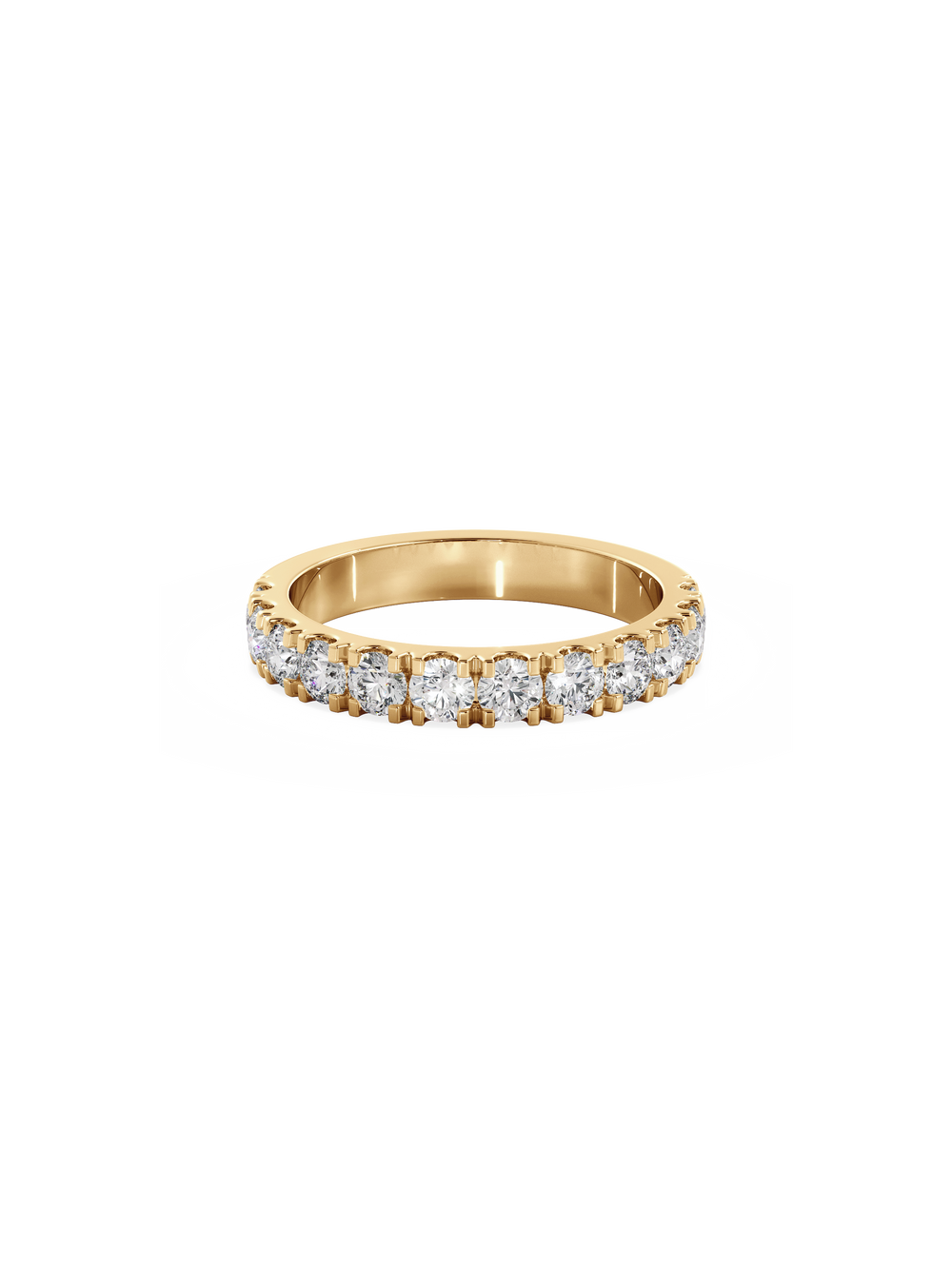 Shimmer Ring - 1/2 Pavé