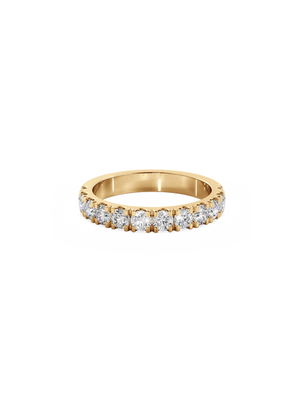 Shimmer Ring - 1/2 Pavé