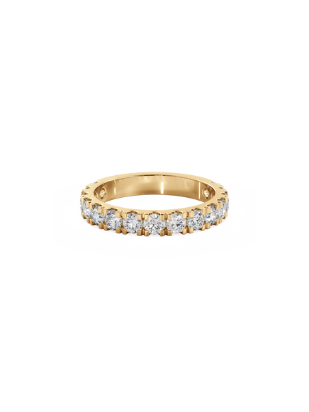 Shimmer Ring - 3/4 Pavé