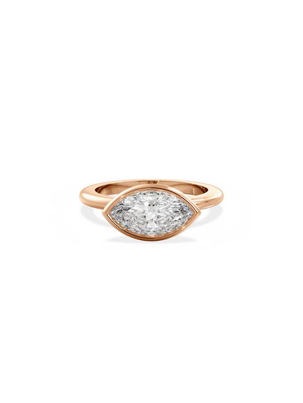 Marquise Signature Bezel Solitaire Ring