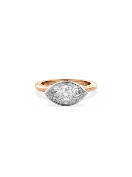 Marquise Signature Bezel Solitaire Ring