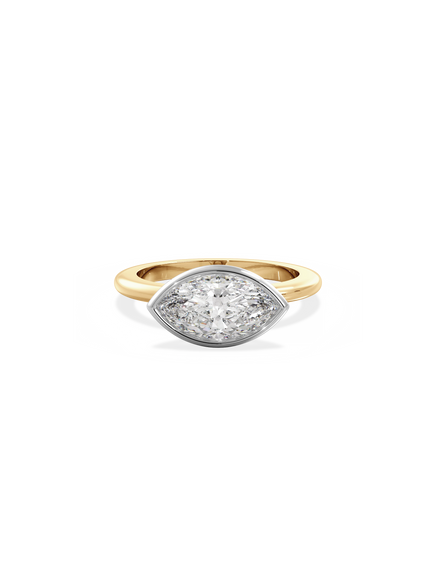 Marquise Signature Bezel Solitaire Ring