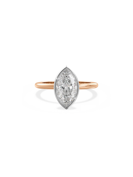 Marquise Signature Bezel Solitaire Ring