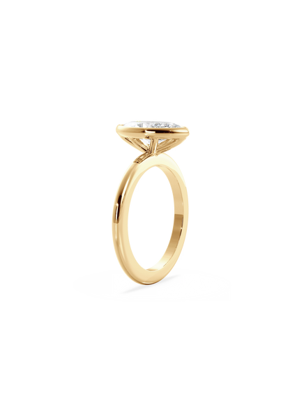 Marquise Signature Bezel Solitaire Ring