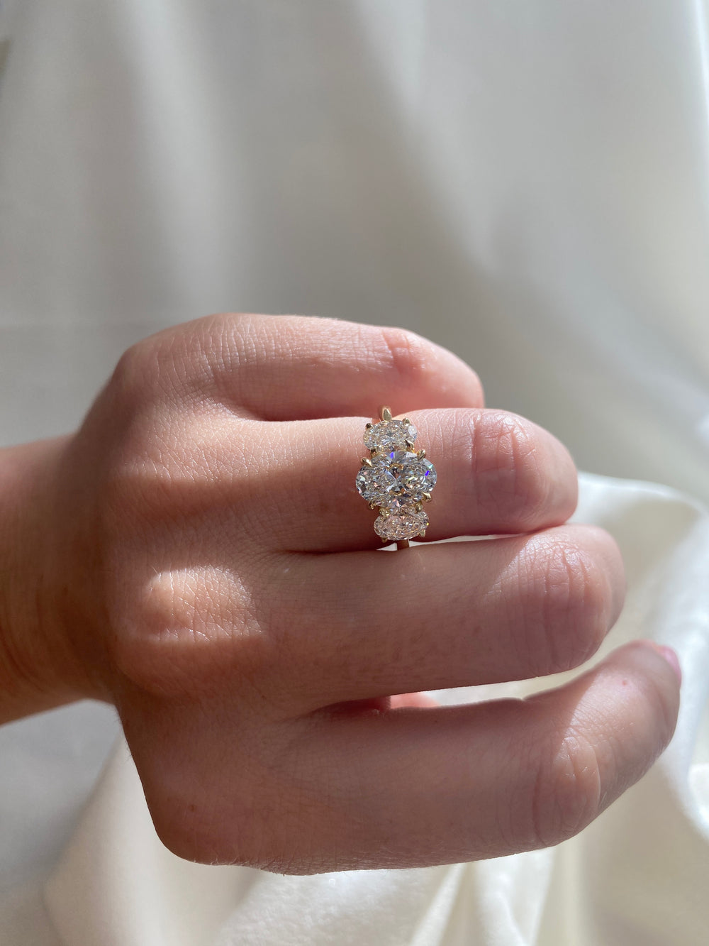 Oval Trilogy Ring - View 