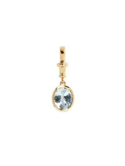 4.44ct Oval Tourmaline Bezel Bespoke Pendant