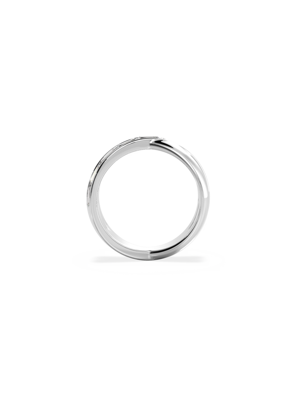 Baguette Entwine Ring - View 