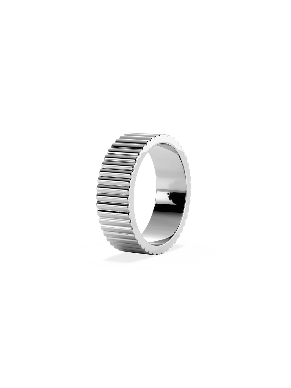 Fluted Cuff Ring - View 