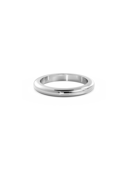 Half Round Signature Plain Ring