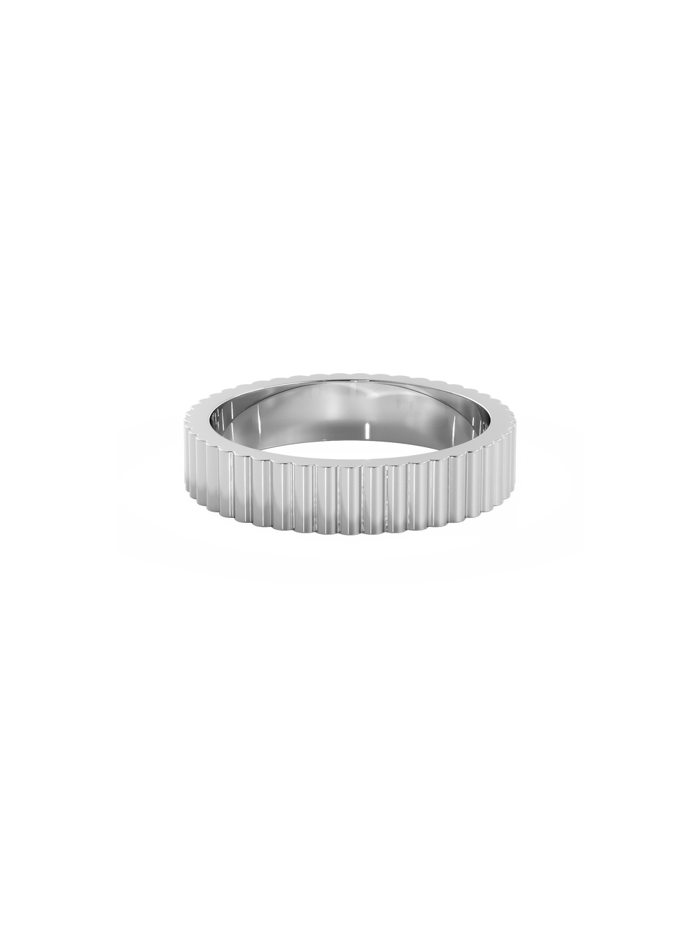 Fluted Cuff Ring - View 