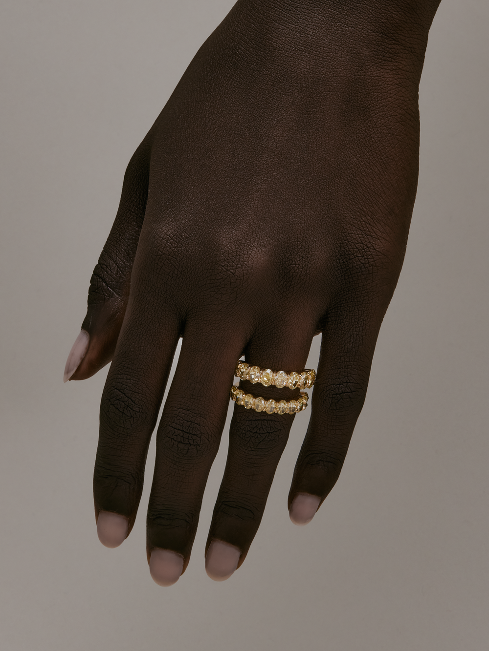 0.40ct Yellow Diamond Cleo Ring - View 