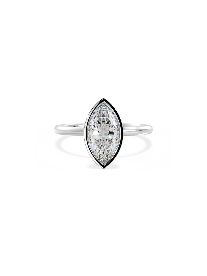 Marquise Signature Bezel Solitaire