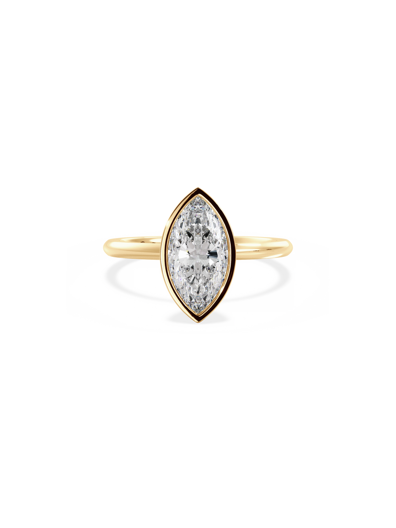 Marquise Signature Bezel Solitaire