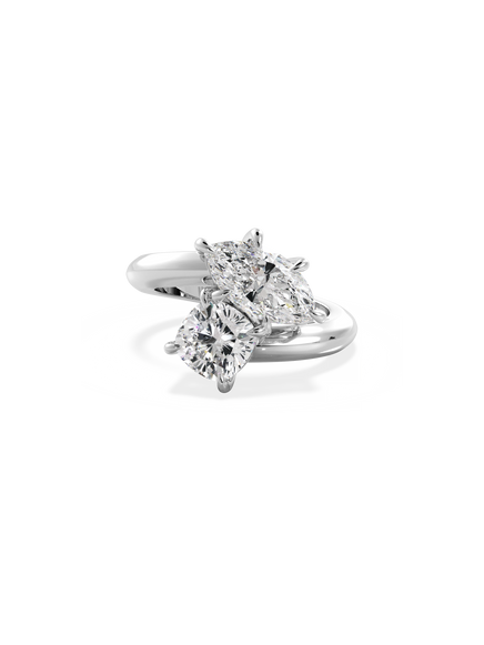 Marquise Jean Toi et Moi Ring