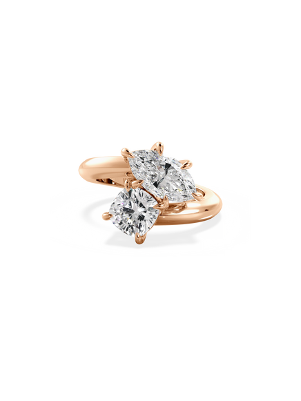 Marquise Jean Toi et Moi Ring