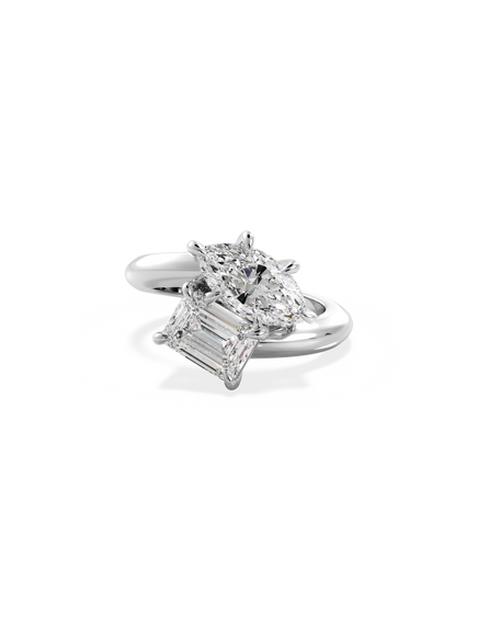 Marquise Jean Toi et Moi Ring